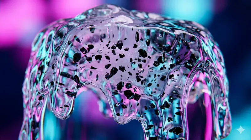 Macro Gelatinous Gold Vaporwave Photos
