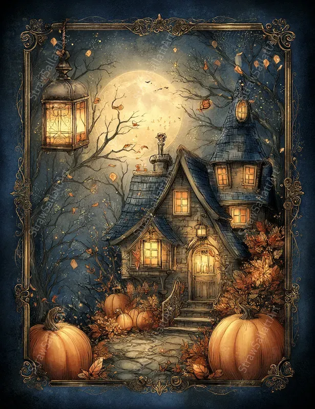 Magical Halloween Junk Journal Ephemera