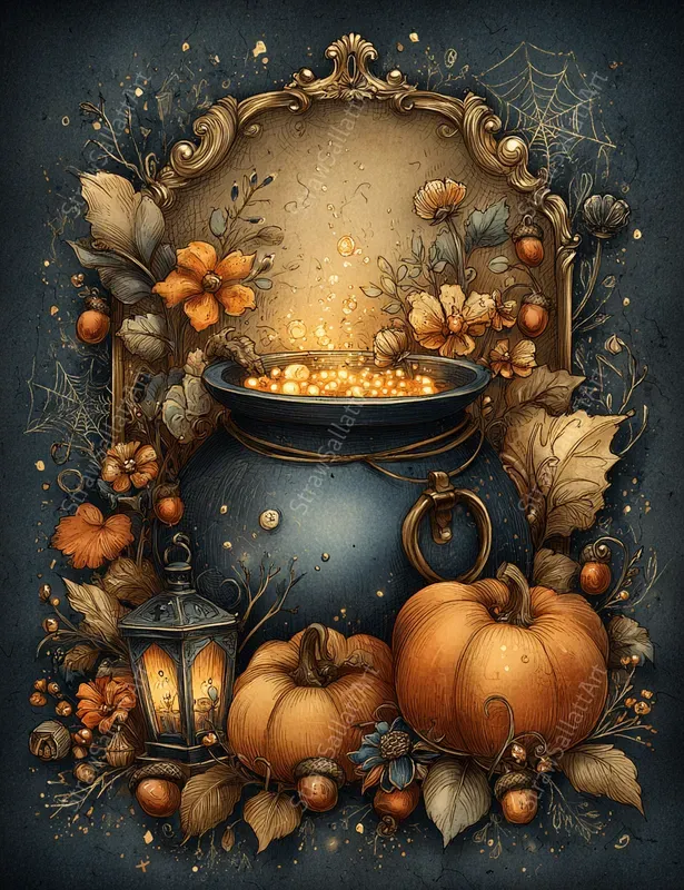 Magical Halloween Junk Journal Ephemera