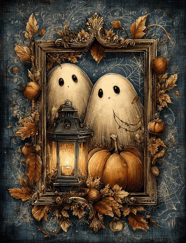 Magical Halloween Junk Journal Ephemera