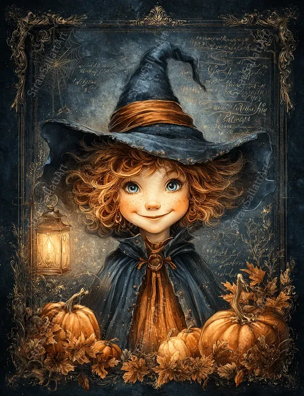 Magical Halloween Junk Journal Ephemera