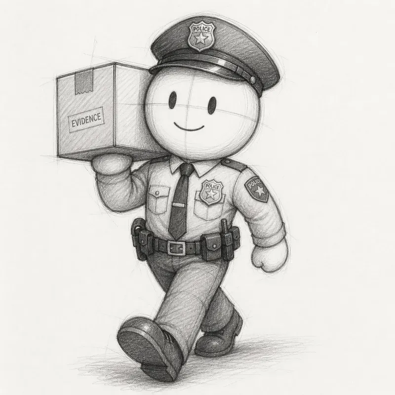 Minimal Pencil Sketch Mascot Series