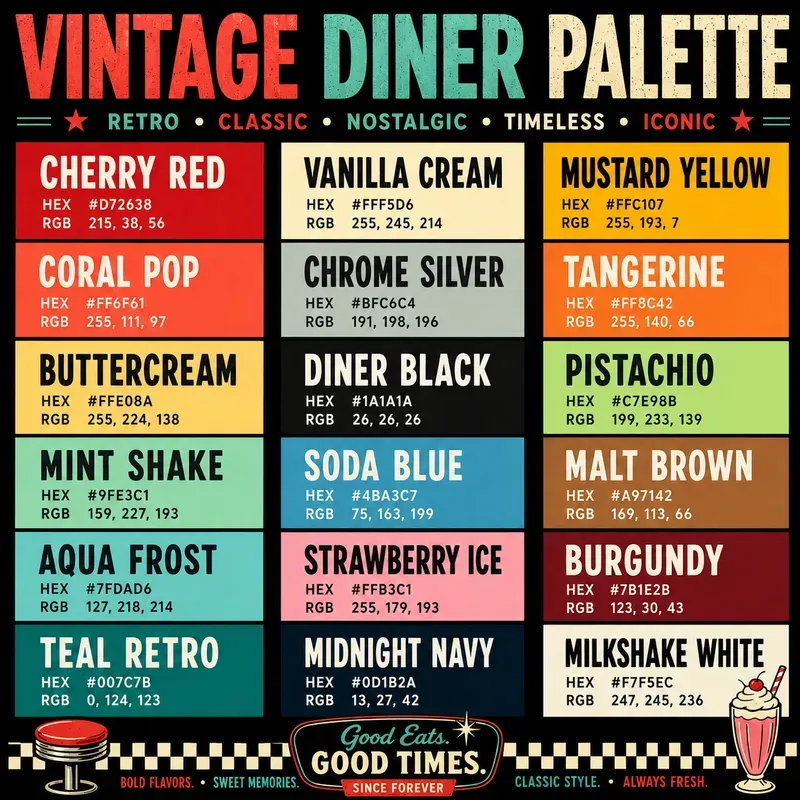 Bold Color Palette Inspiration Boards