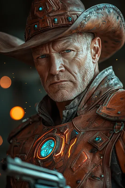 Copperstorm Outlaw Scifi Western Art