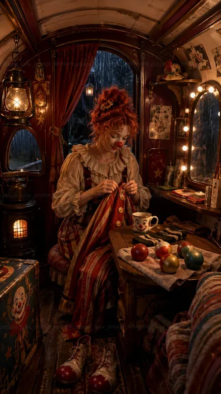 Cozy Clown Caravan Nights