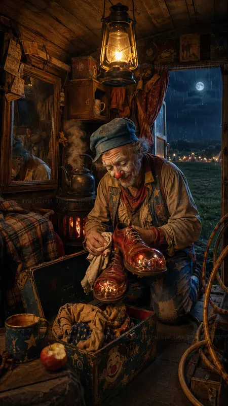 Cozy Clown Caravan Nights