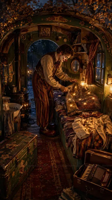 Cozy Clown Caravan Nights