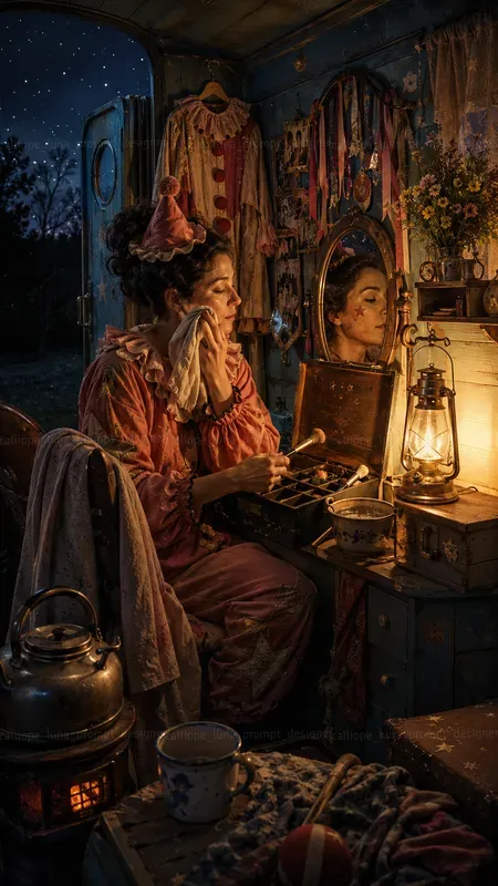 Cozy Clown Caravan Nights