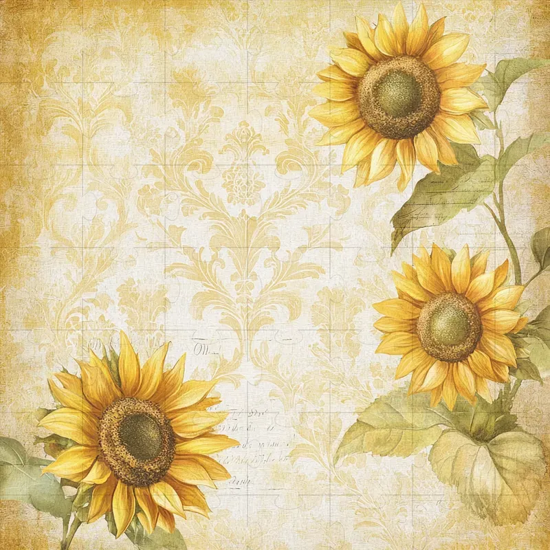 Shabby Chic Floral Scrapbook Papers