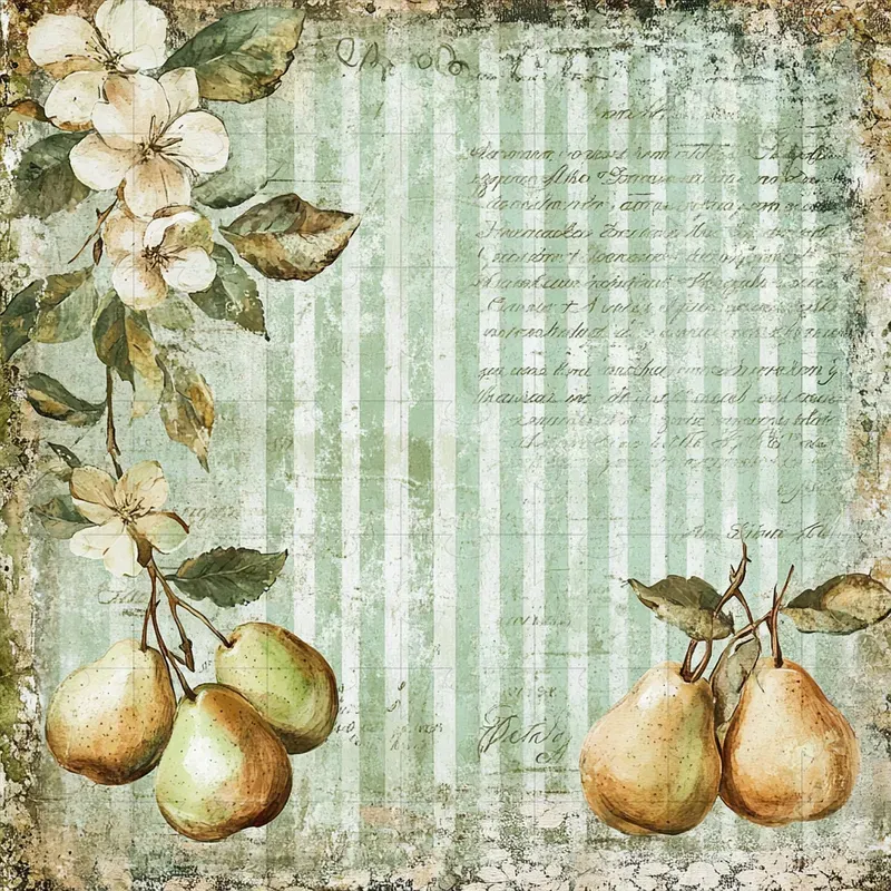Shabby Chic Floral Scrapbook Papers