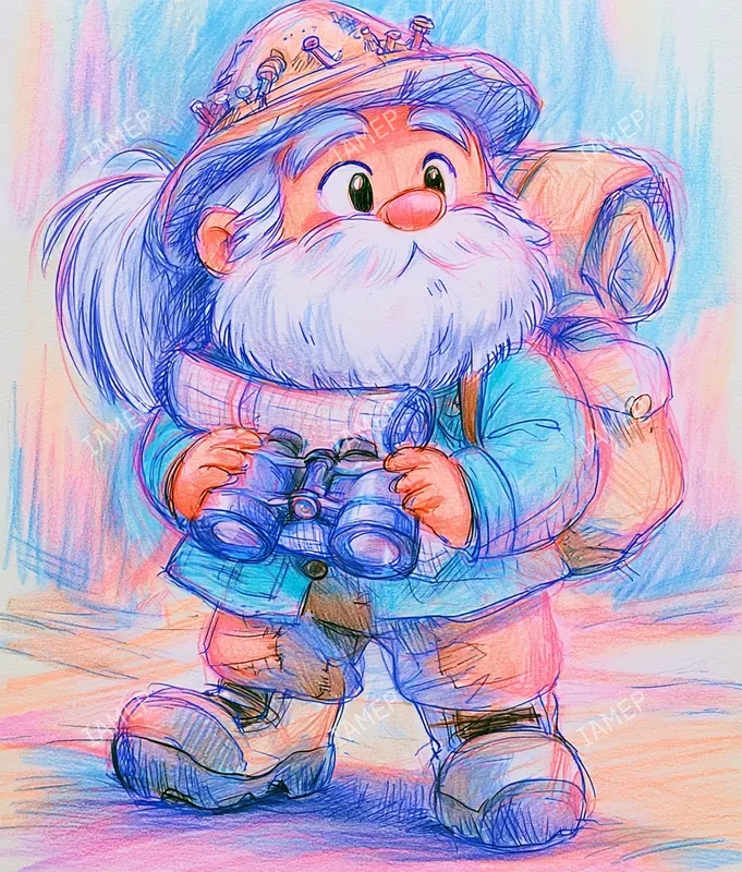 Colorful Pencil Characters