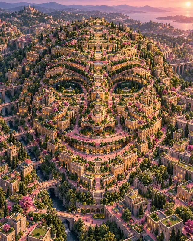 Colourful Cities Form Faces