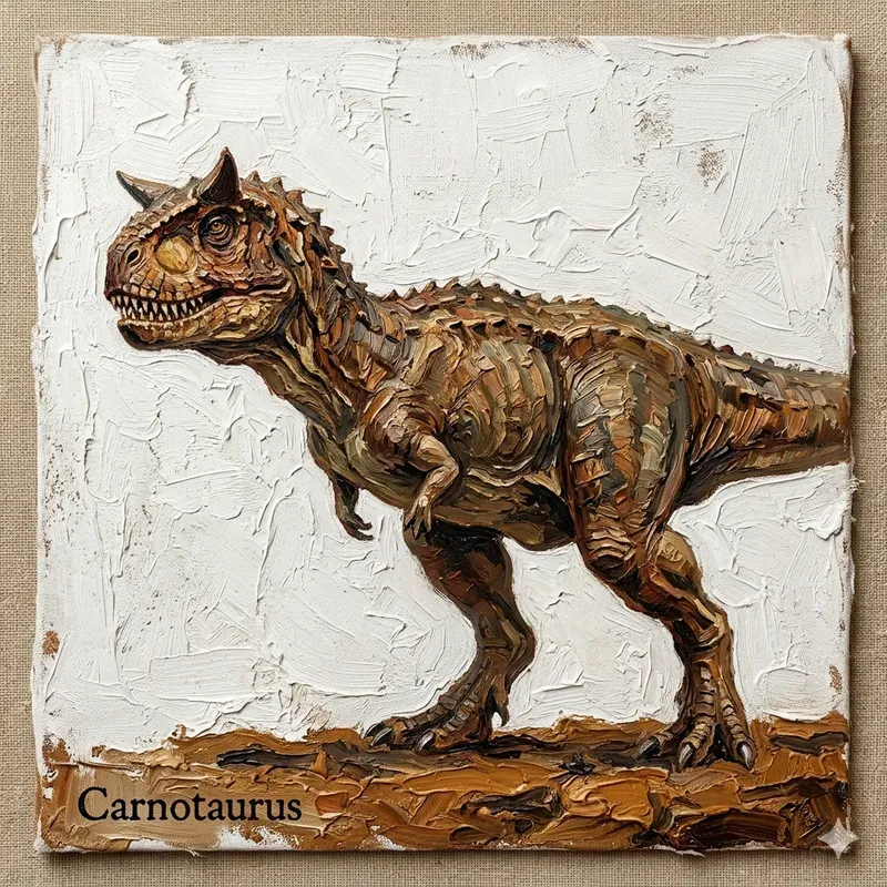 Prehistoric Creatures Oil Paintings
