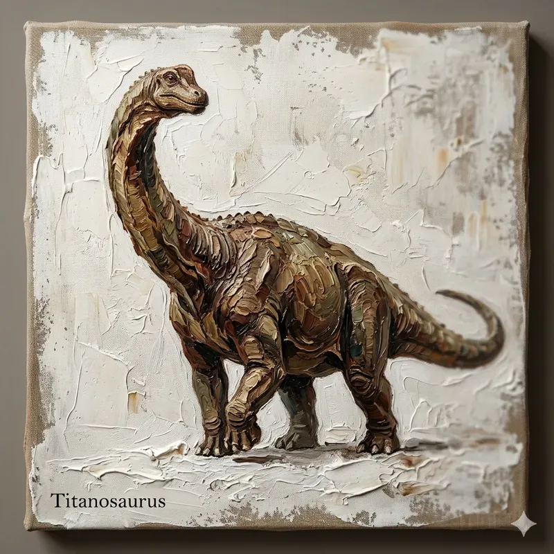 Prehistoric Creatures Oil Paintings