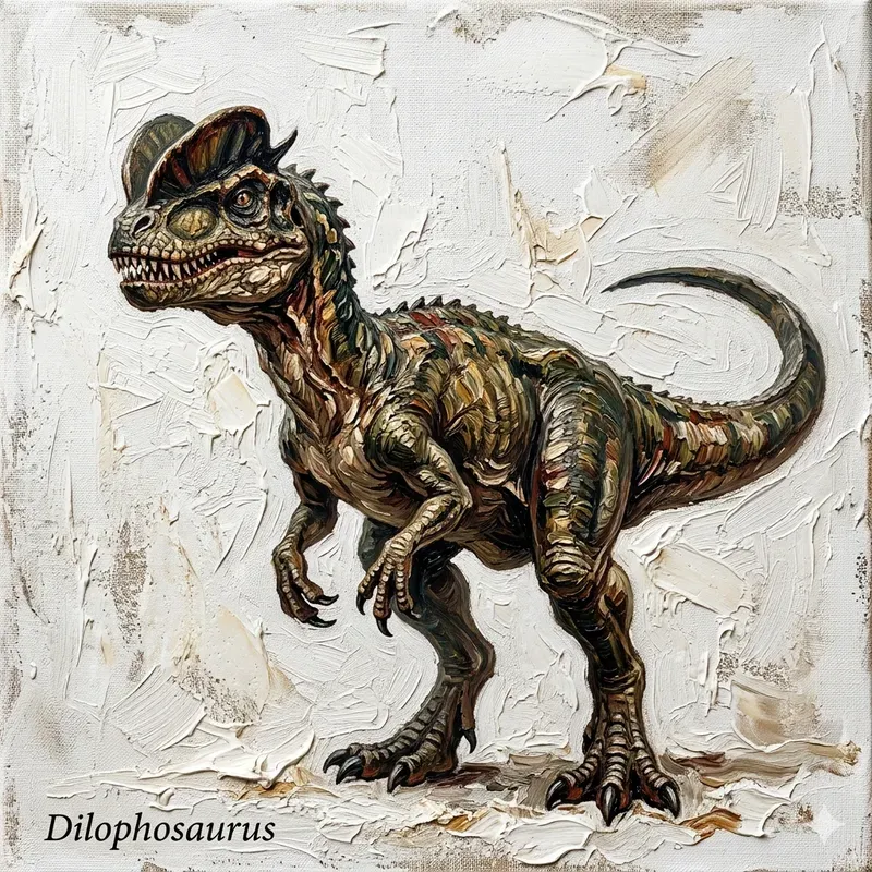 Prehistoric Creatures Oil Paintings
