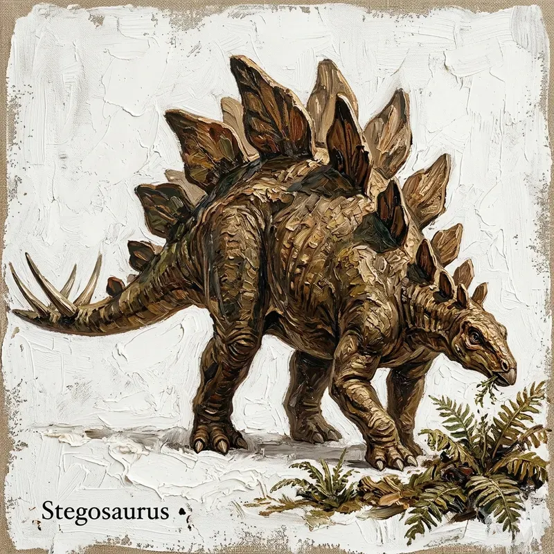 Prehistoric Creatures Oil Paintings