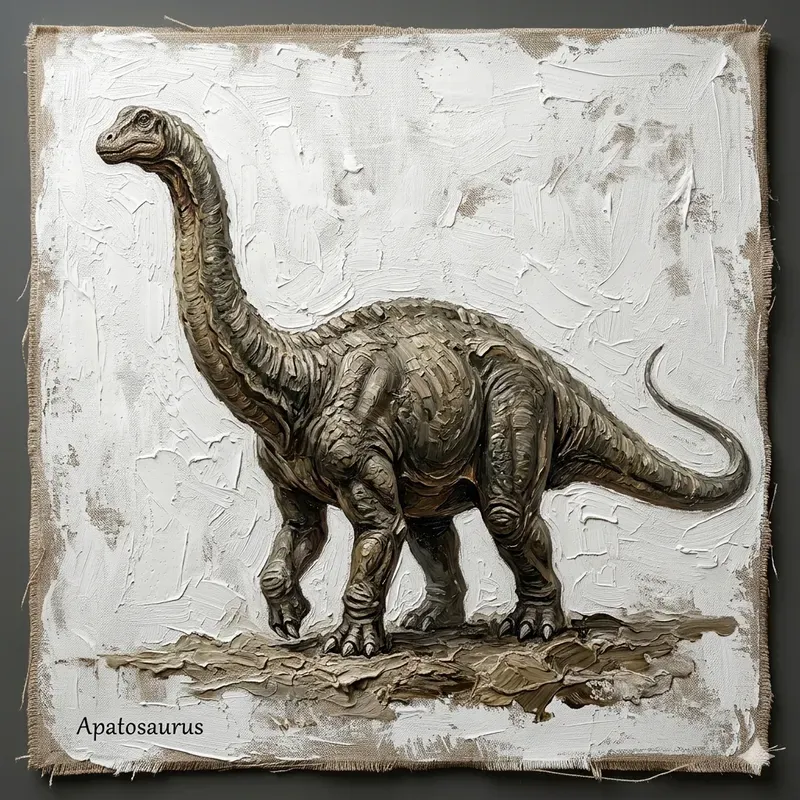 Prehistoric Creatures Oil Paintings