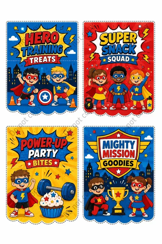 Treat Bag Topper Design Sheets