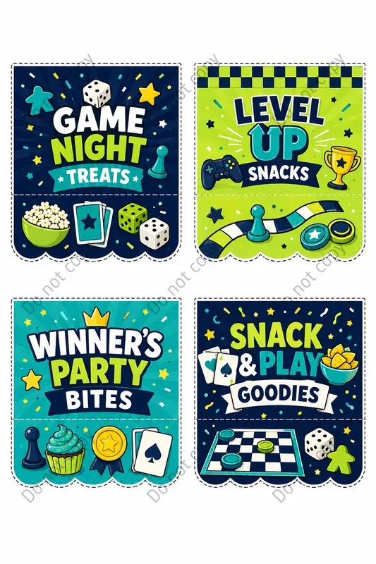 Treat Bag Topper Design Sheets