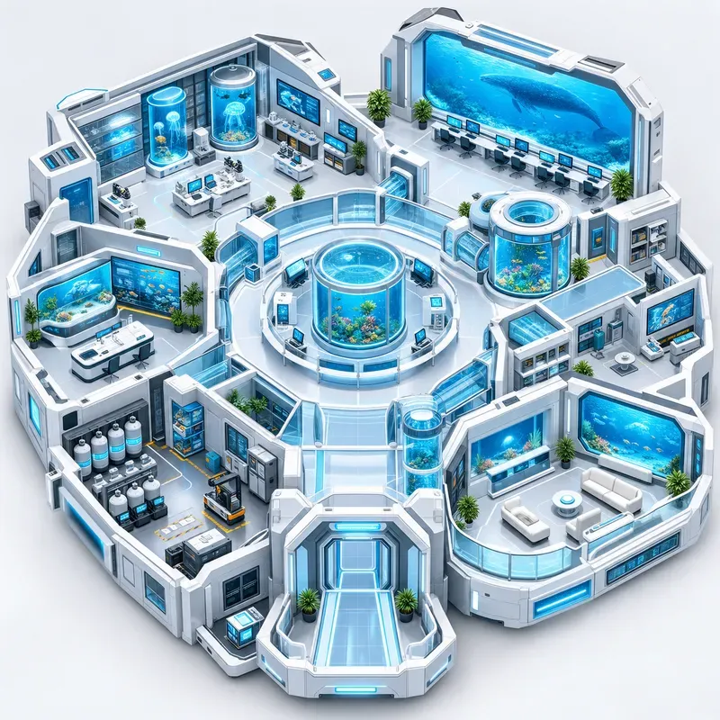 Futuristic Scifi Miniature Worlds