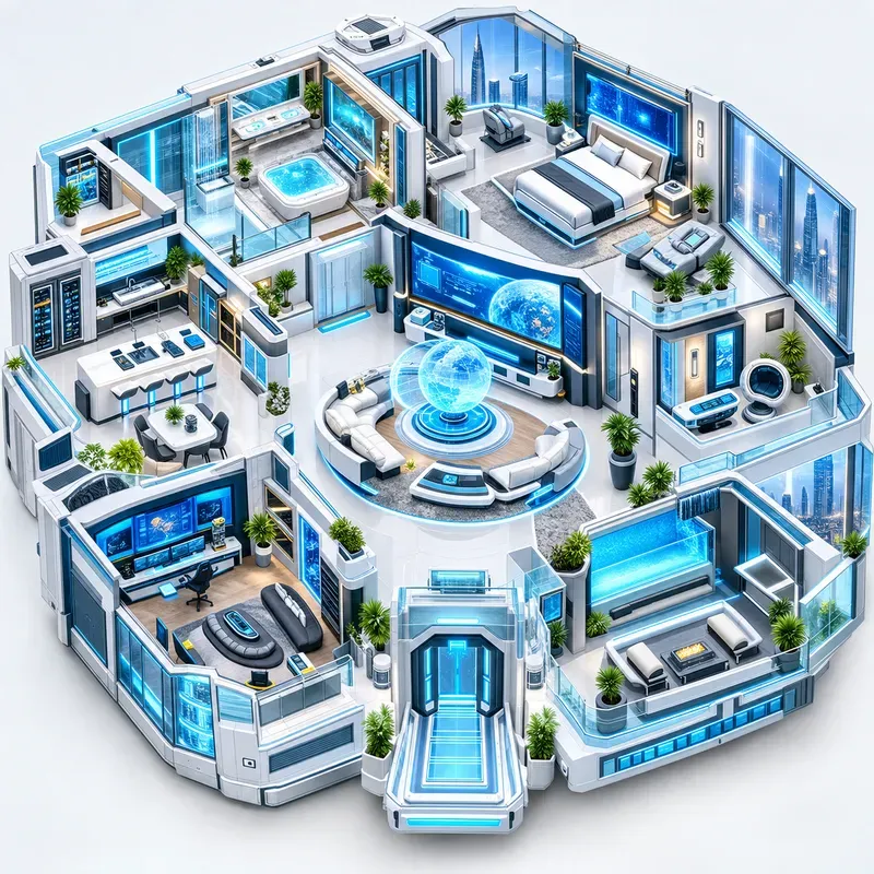 Futuristic Scifi Miniature Worlds