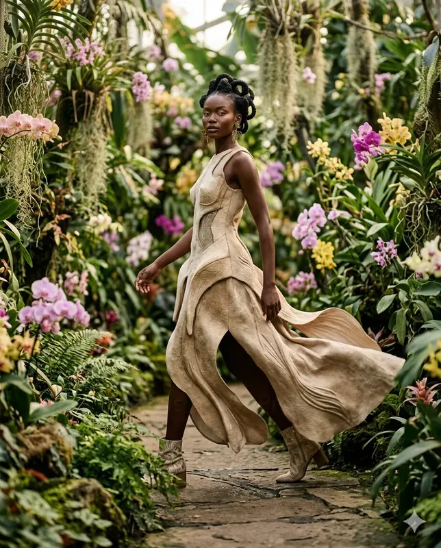 Futuristic Clean Fashion Editorials