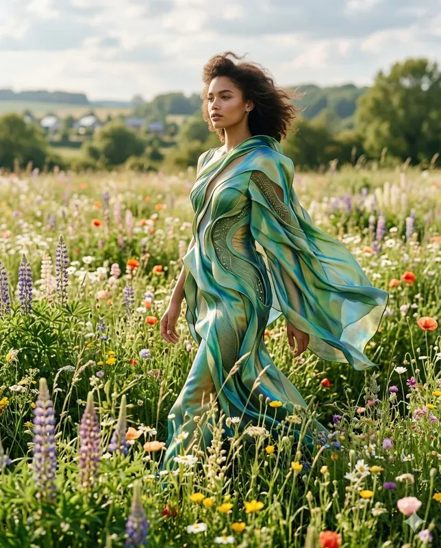 Futuristic Clean Fashion Editorials