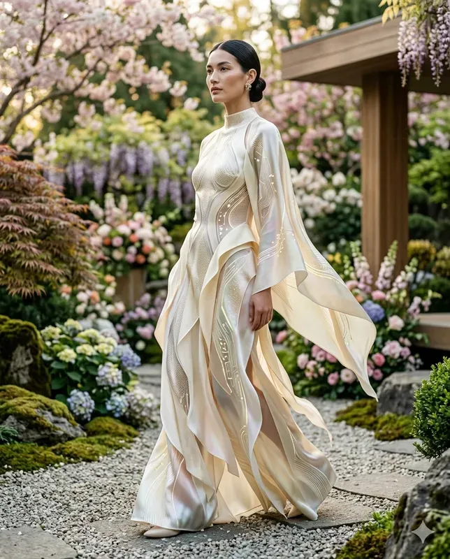 Futuristic Clean Fashion Editorials