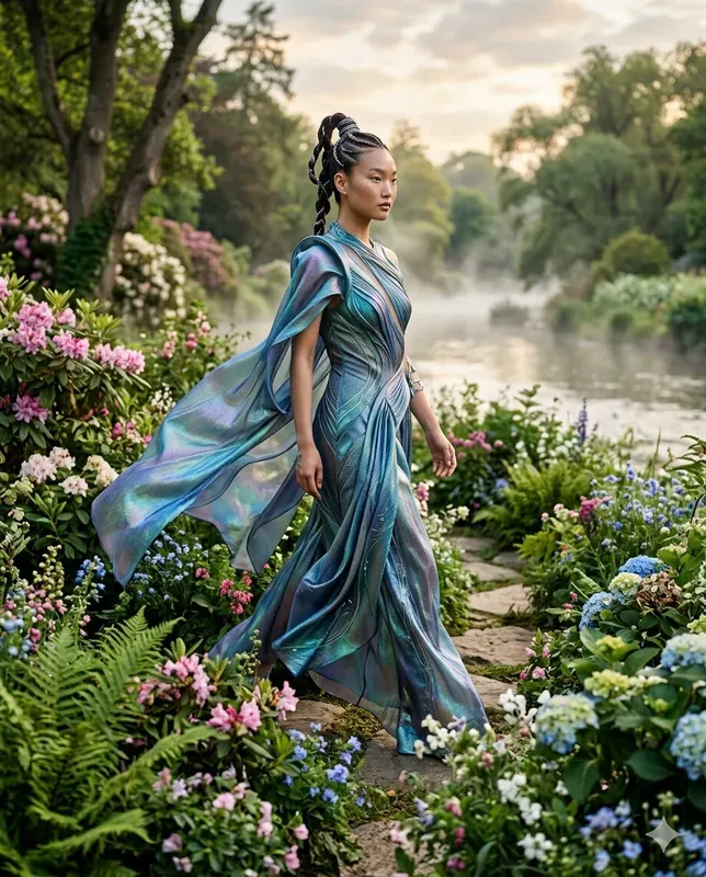 Futuristic Clean Fashion Editorials