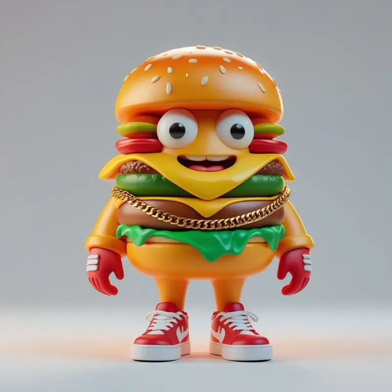 3D Vinyl Merch Street Food Friends