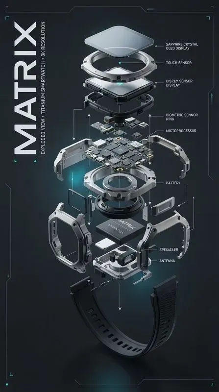 Exploded View Product Anatomy Posters