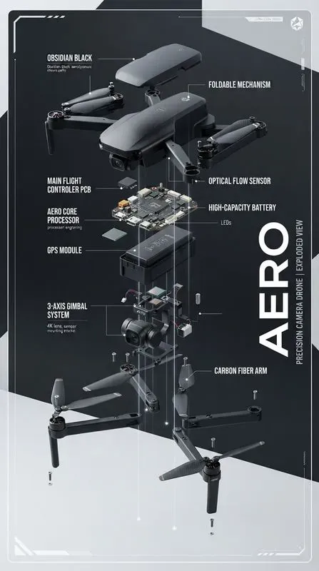 Exploded View Product Anatomy Posters