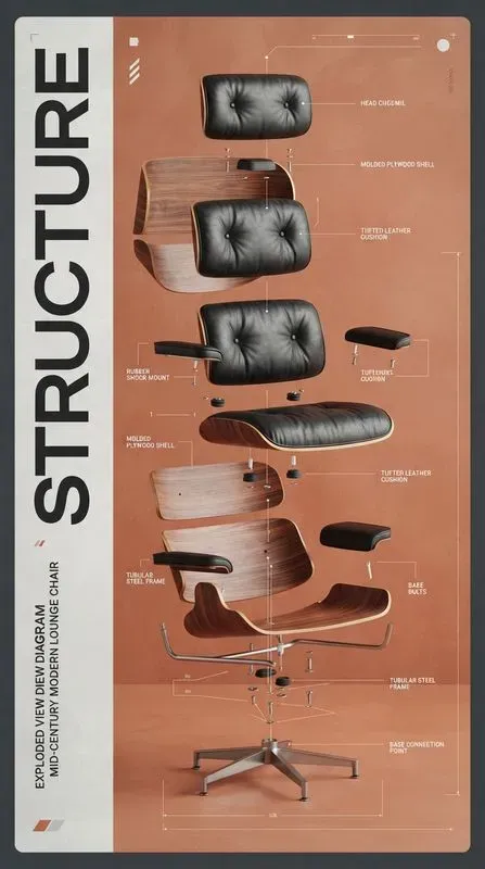 Exploded View Product Anatomy Posters