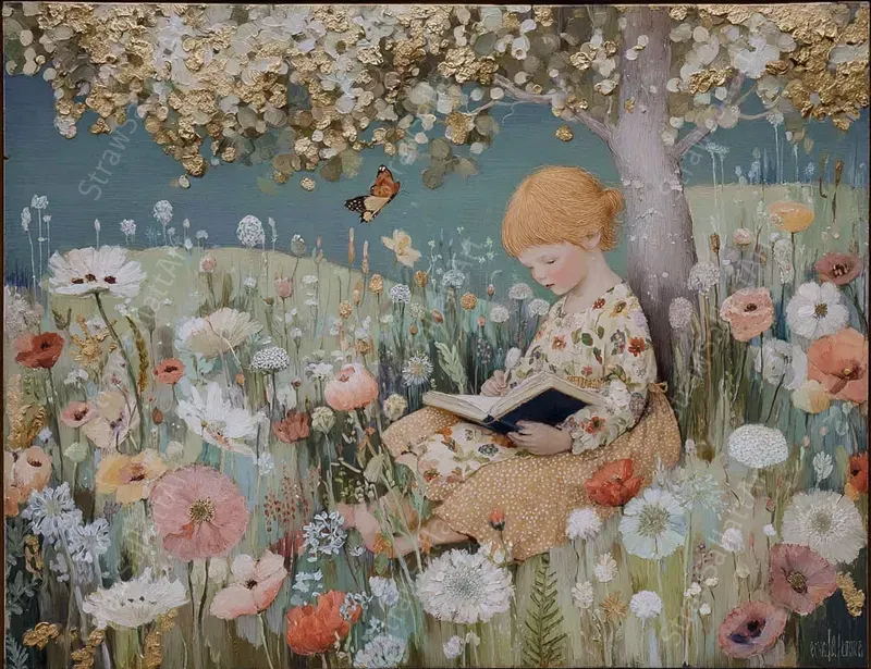 Boho Cottagecore Floral Wall Art Prints