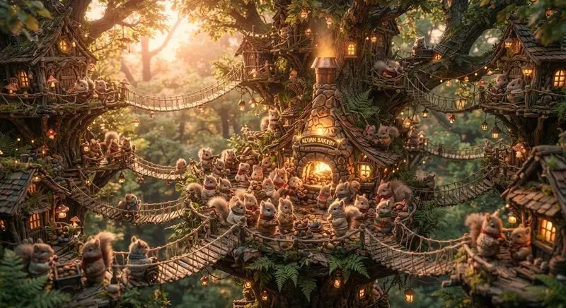 Cozy Tiny Animal Villages