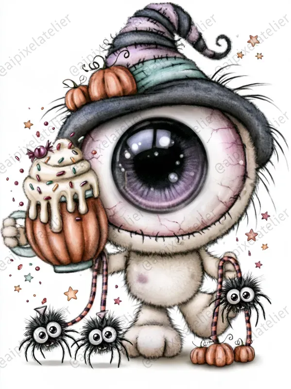 Crazy Cute Halloween Characters