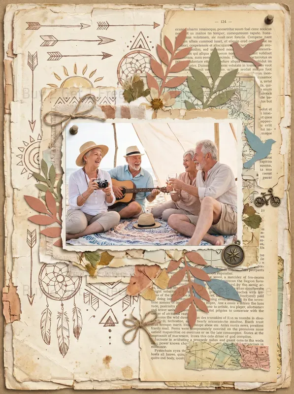 Boho Summer Seniors Junk Journals
