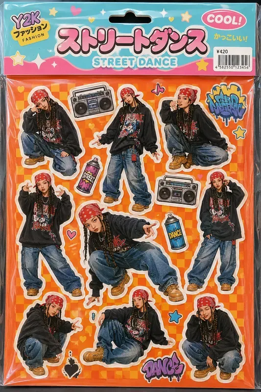 Y2k Purikura Sticker Sheets