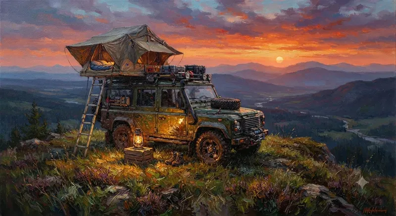 Offroad Adventure Oil Paintings