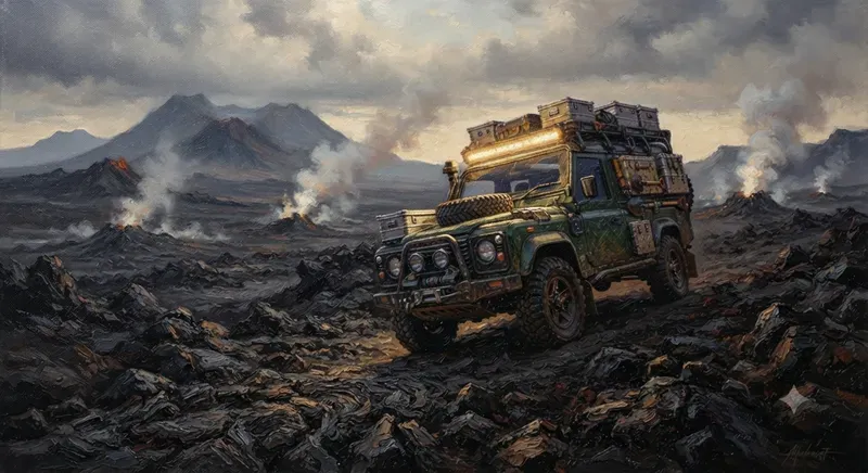 Offroad Adventure Oil Paintings