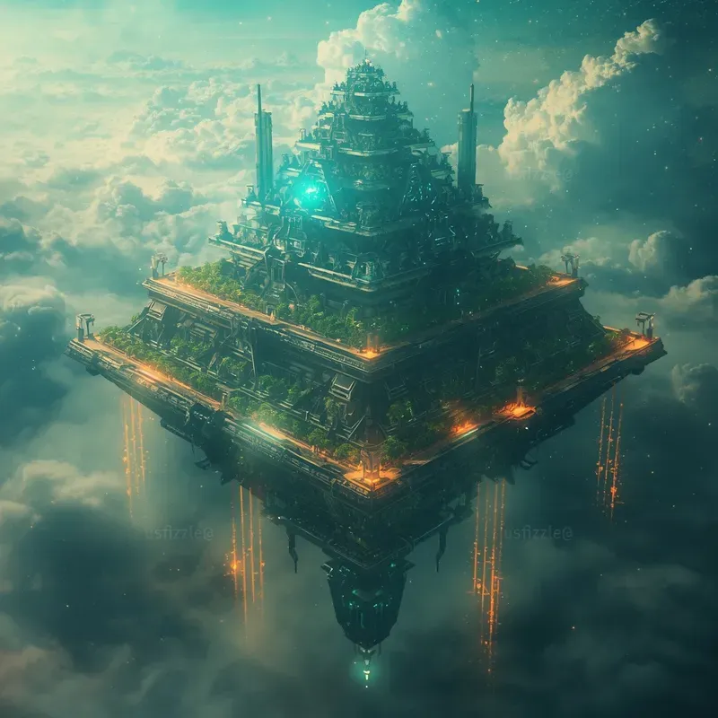 Zerogravity Levitating Arcologies