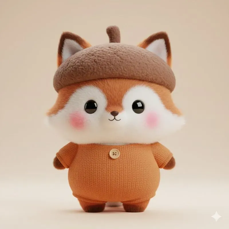 Cute Plush Bunny 3D Characters