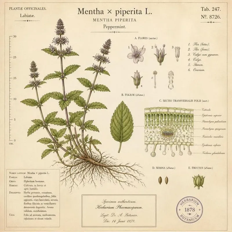Medicinal Herbs Botanical Generator