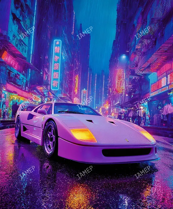 Neon Cyberpunk Scenes