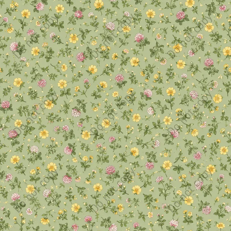 Ditsy Floral Seamless Patterns