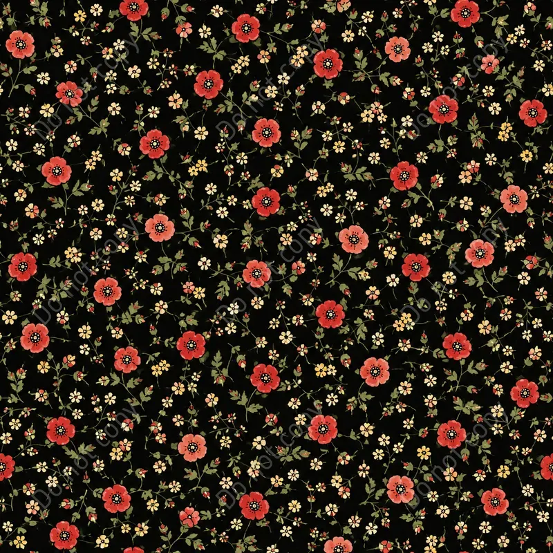 Ditsy Floral Seamless Patterns