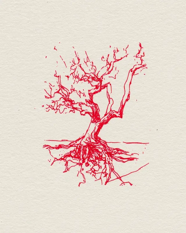 Scribble Line Art Prints For Etsy