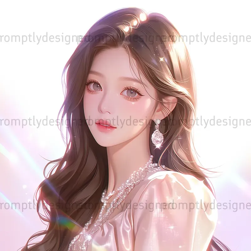 Glossy Kpop Portraits