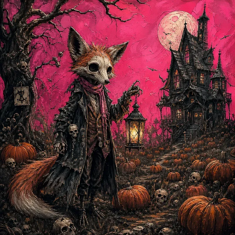 Dark Whimsical Horror Characters