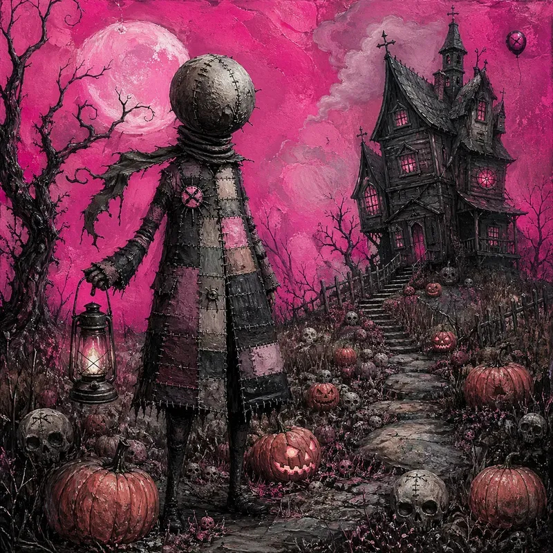 Dark Whimsical Horror Characters